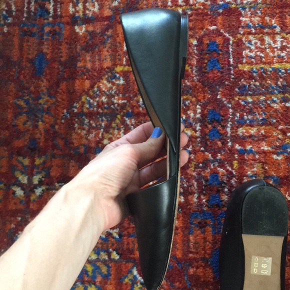 Madewell black leather flats - Picture 3 of 4